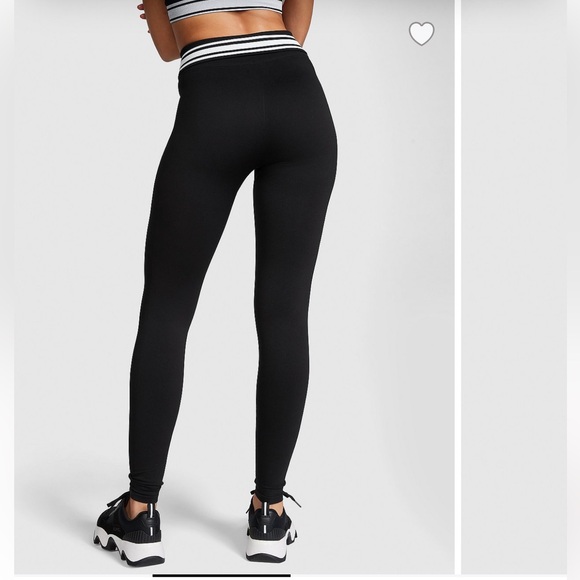 PINK Victoria’s Secret Flip It Seamless Foldover Leggings Size L - Picture 2 of 14